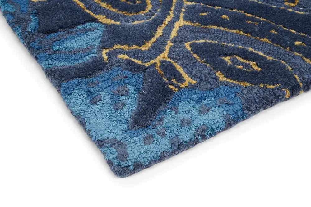 Fabled Floral Wedgwood Fable-Flower-Navy 037508 Rug - Image 3