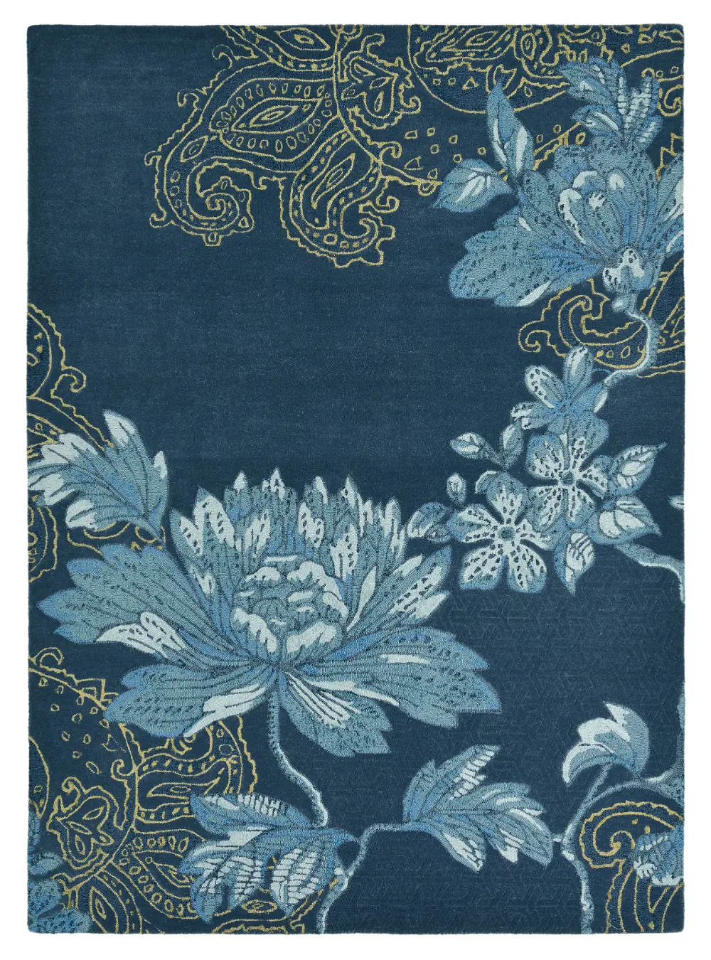 Fabled Floral Wedgwood Fable-Flower-Navy 037508 Rug - Image 5