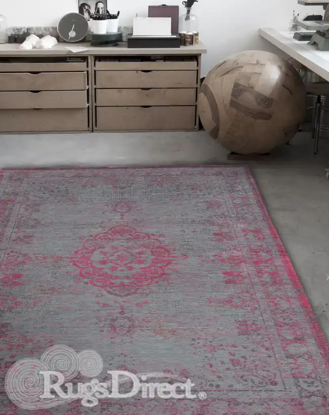Fading World Pink Flash Washable Rug - Image 3