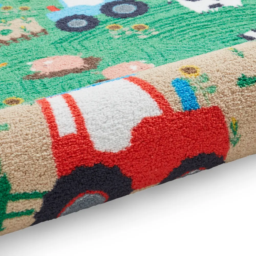 Catherine Lansfield Farmyard Animals Multi - Washable - Image 4