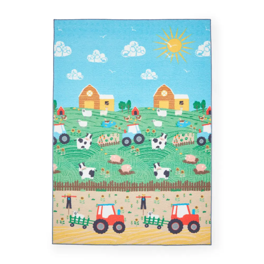 Catherine Lansfield Farmyard Animals Multi - Washable - Image 5