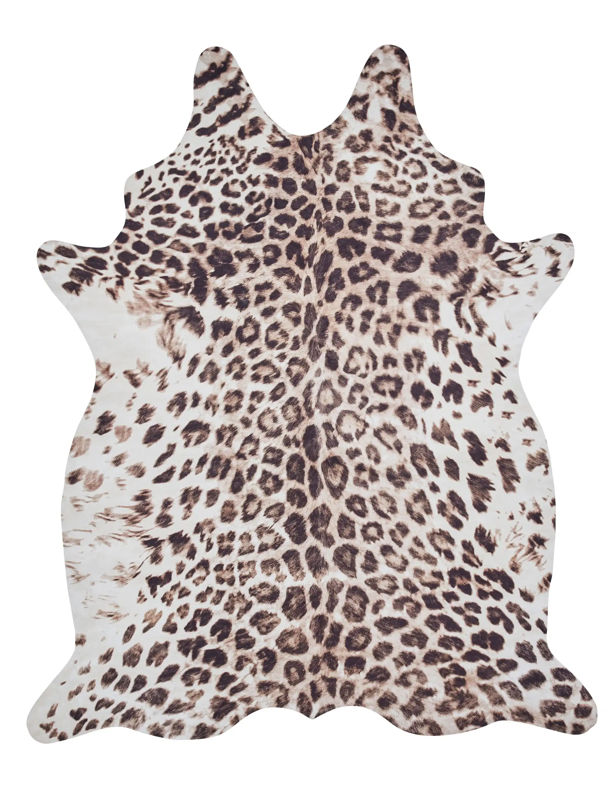 Faux Animal Print Leopard Print Rug - Image 2
