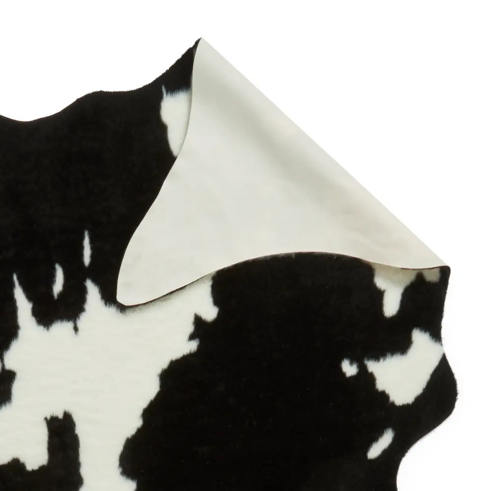 Faux Fur Cow Black/White - Image 8