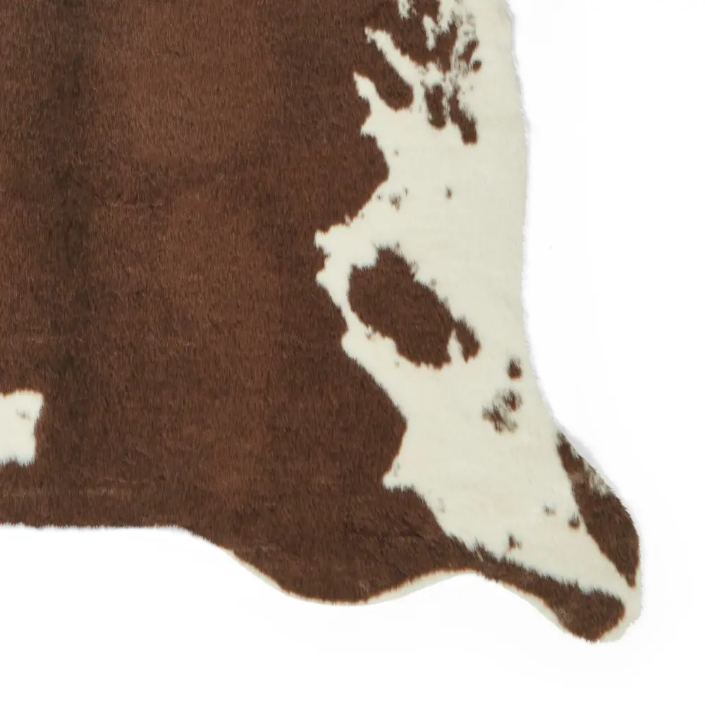 Faux Fur Cow Brown/White - Image 5
