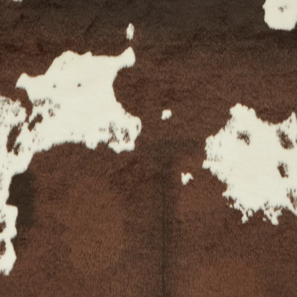 Faux Fur Cow Brown/White - Image 6