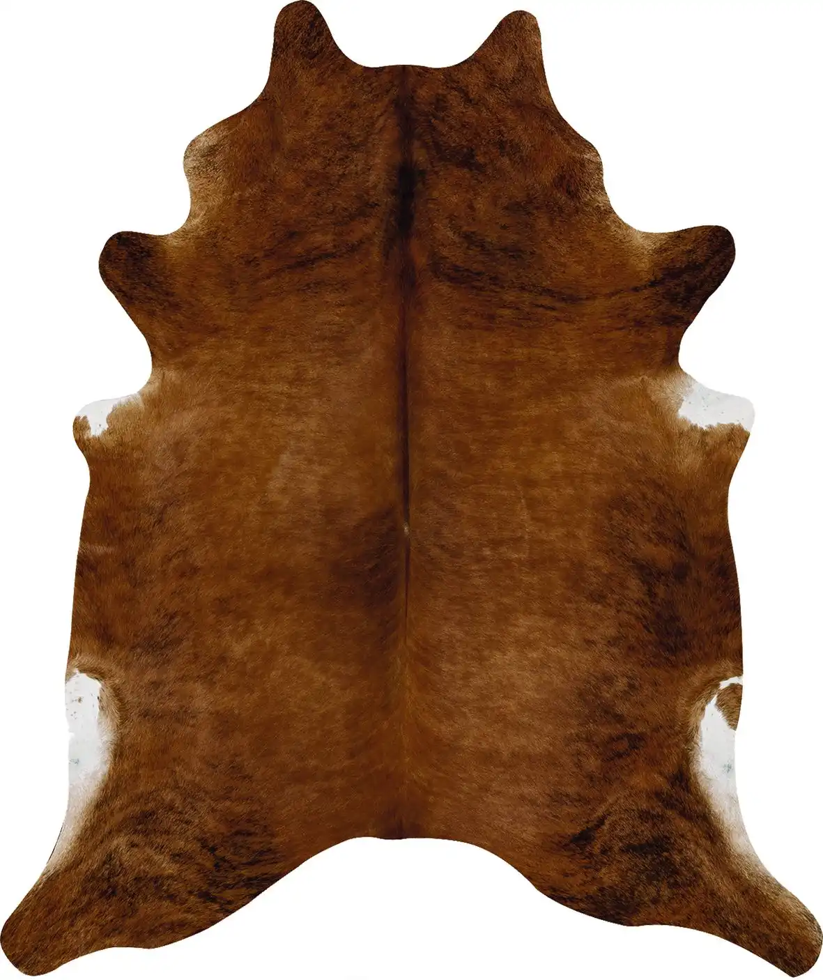 Faux Hide Warm Brown Rug - Image 2
