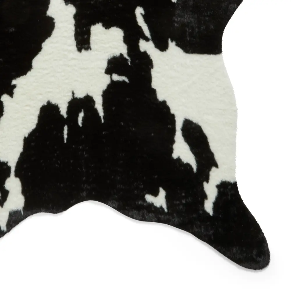 Faux Print Cow Black/White - Image 5