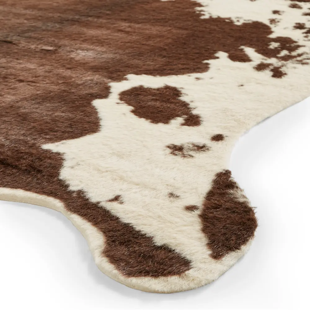 Faux Print Cow Brown/White - Image 5