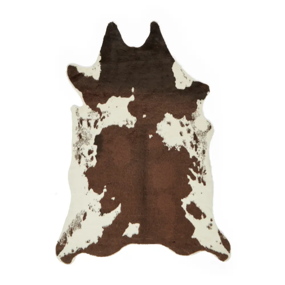 Faux Print Cow Brown/White - Image 8