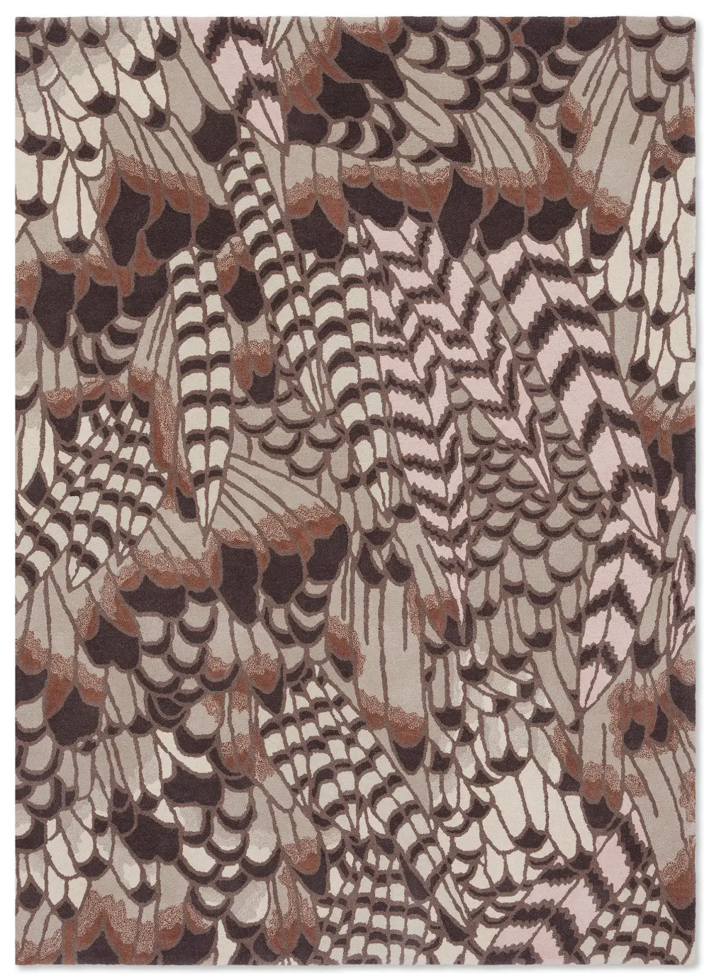 Feathers Ted Baker -Natural 162404 Rug - Image 3