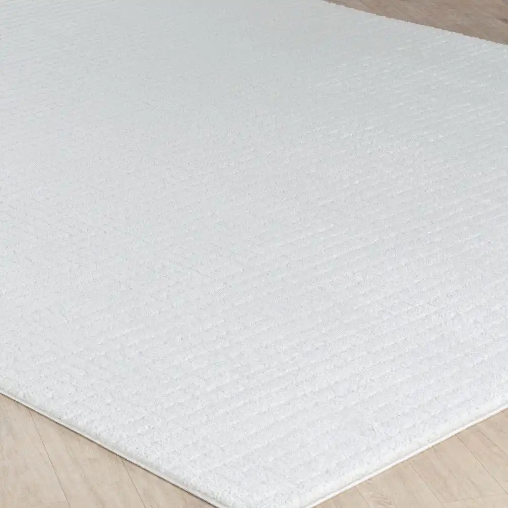 Amandine Scandi Modern High Pile Ivory/Off-White Rug - Image 7