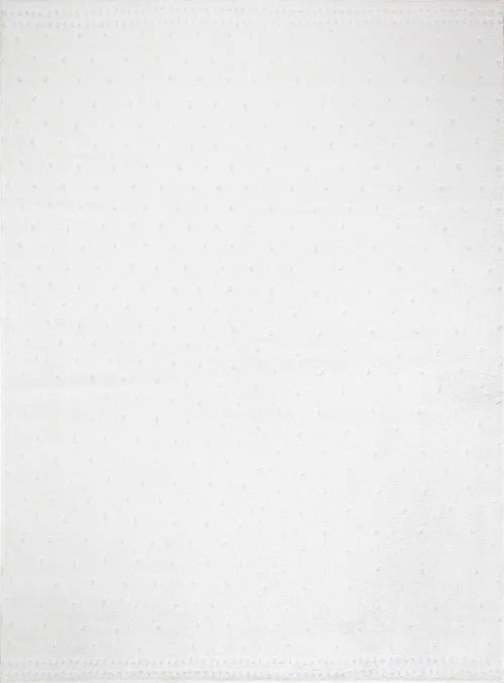 Hikari Scandi Modern High Pile Ivory/Off-White Polka Dot Rug - Image 5