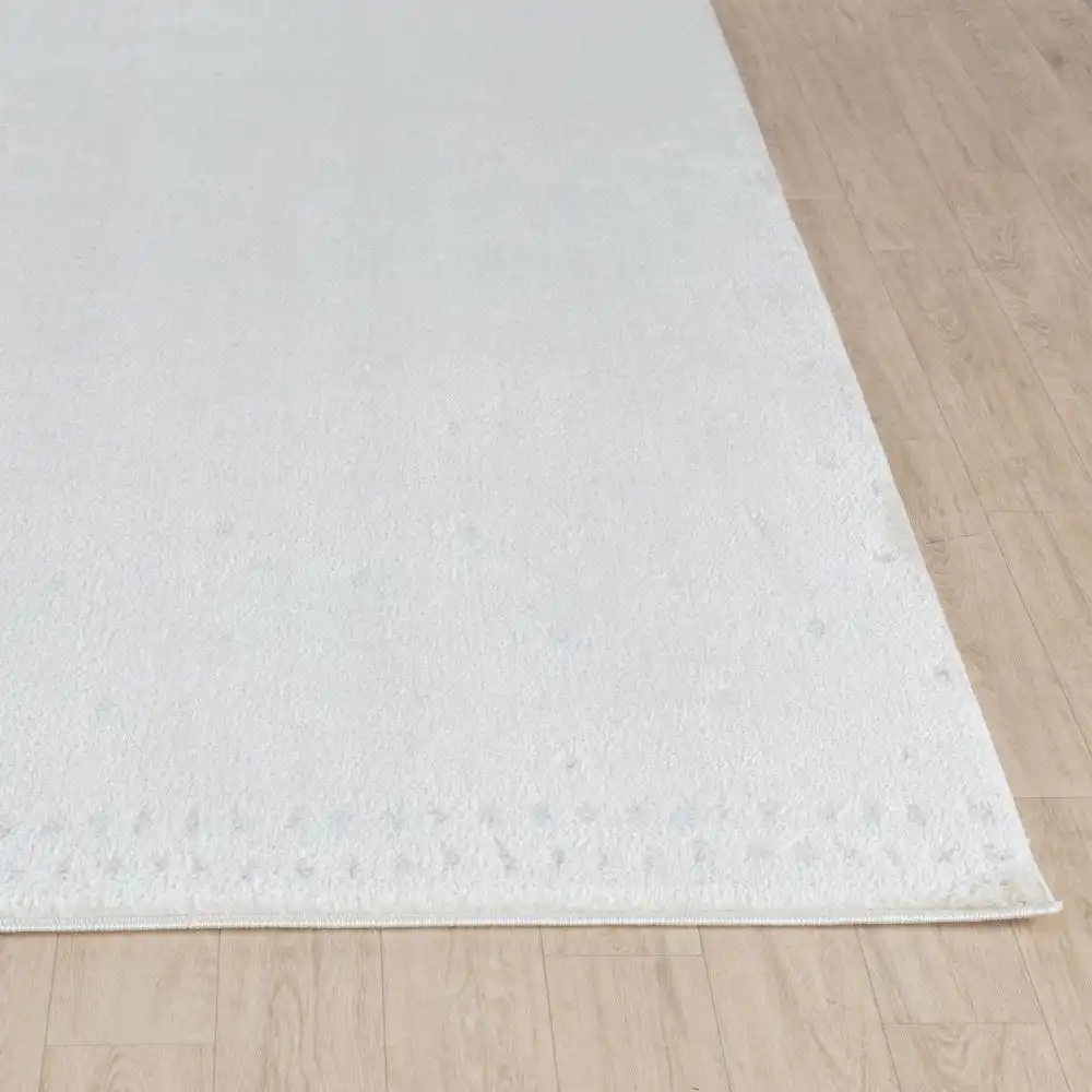 Hikari Scandi Modern High Pile Ivory/Off-White Polka Dot Rug - Image 8