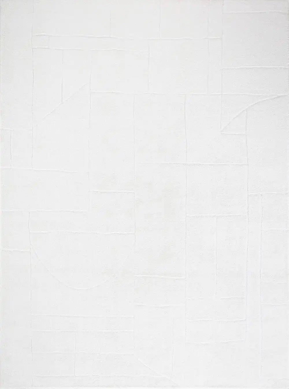 Lisa Scandi Modern High Pile Ivory/Off-White Rug - Image 5