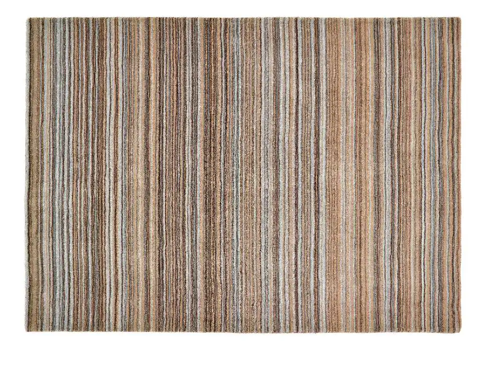 Fine Stripe Beige Rug - Image 4