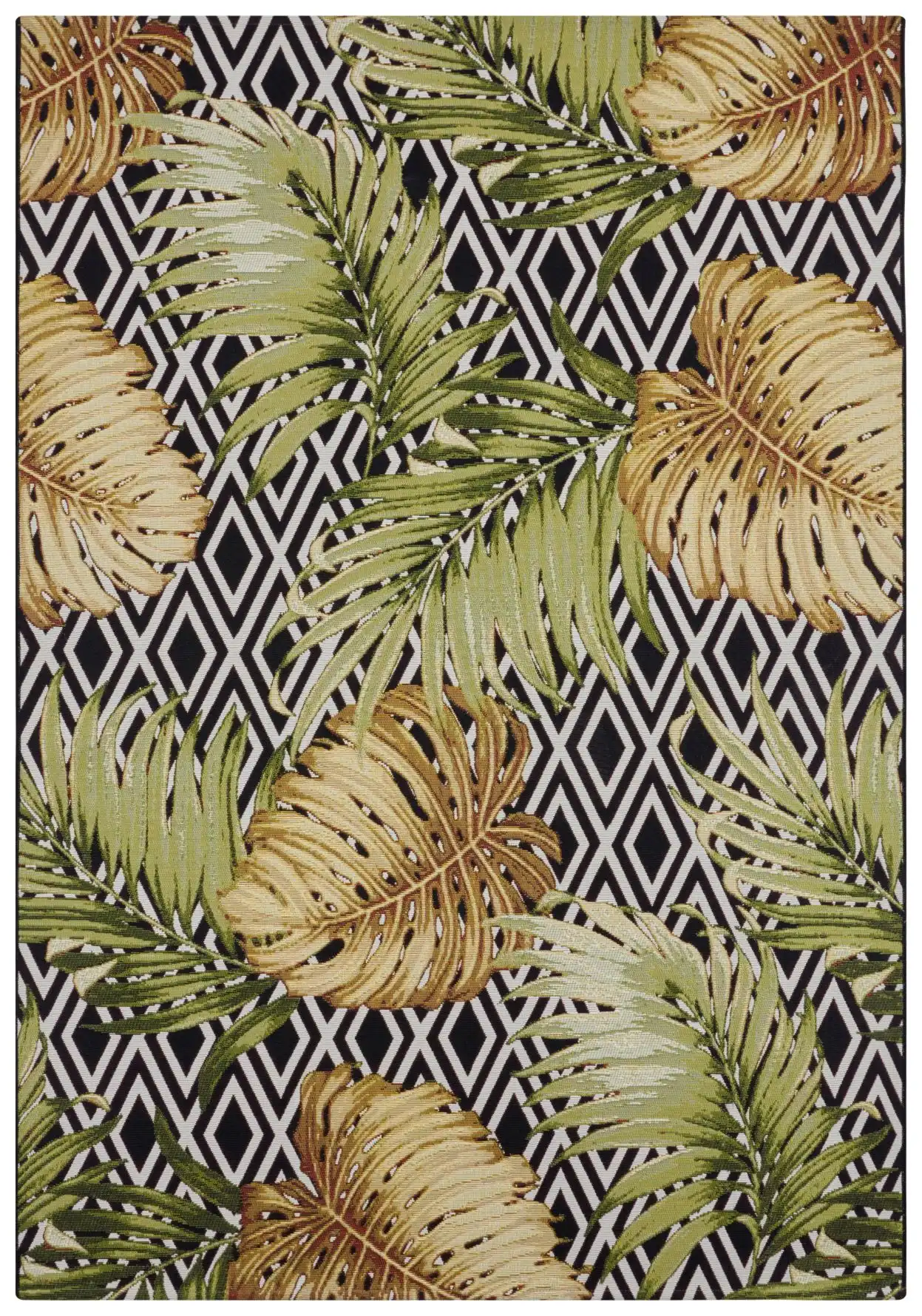 Flair 105611 Diamonds and Leaves Rug - Image 2