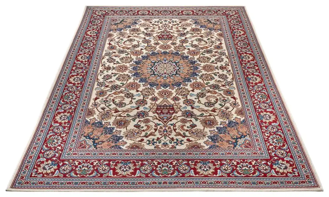 Flair Orient Indoor Outdoor 105714 Cream Red Rug - Image 2