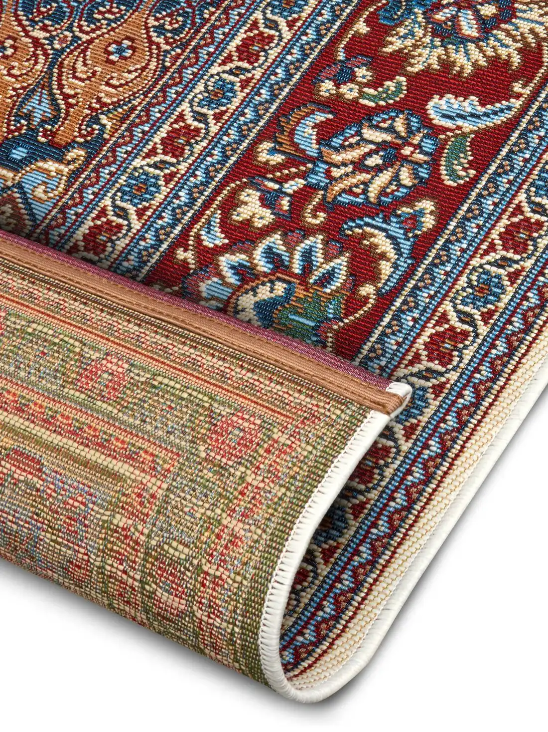 Flair Orient Indoor Outdoor 105714 Cream Red Rug - Image 5