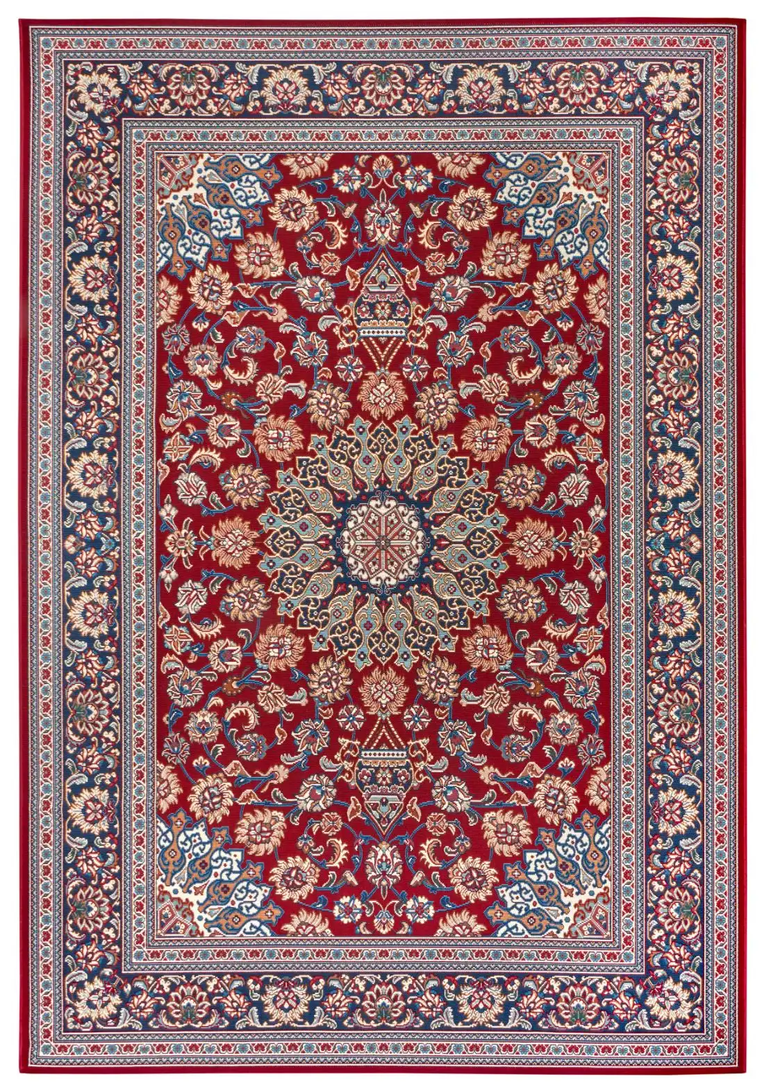 Flair Orient Indoor Outdoor 105716 Red Blue Rug - Image 4