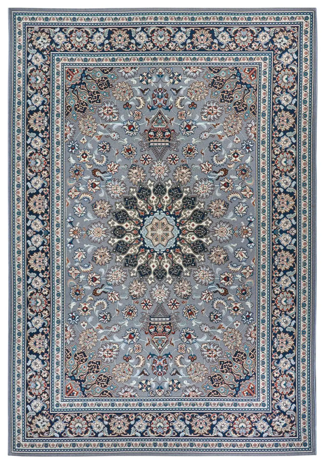 Flair Orient Indoor Outdoor 105717 Grey Blue Rug - Image 4