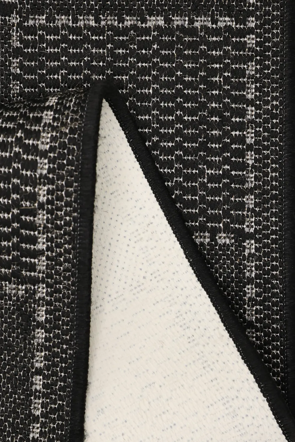FLATWEAVE GEL Check New Black - Image 6