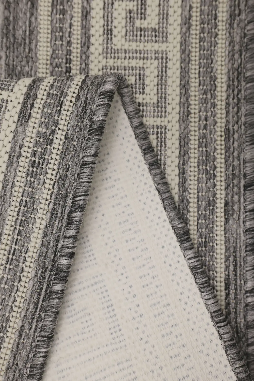FLATWEAVE GEL Greek Key New Steel Grey - Image 6