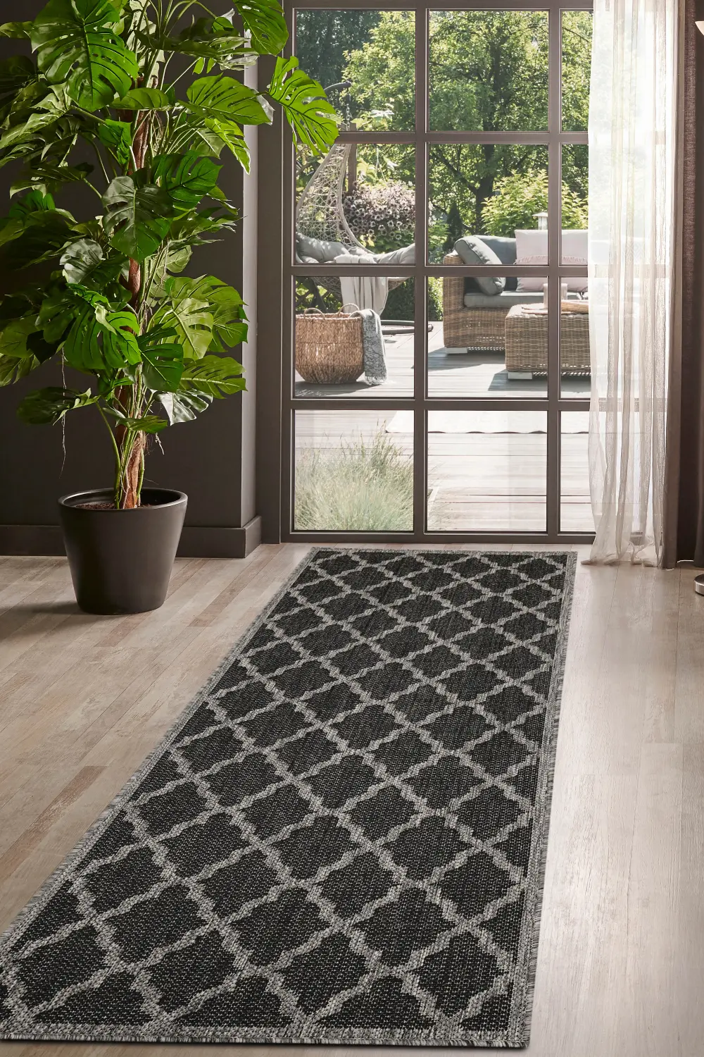FLATWEAVE GEL l Trellis Black - Image 2