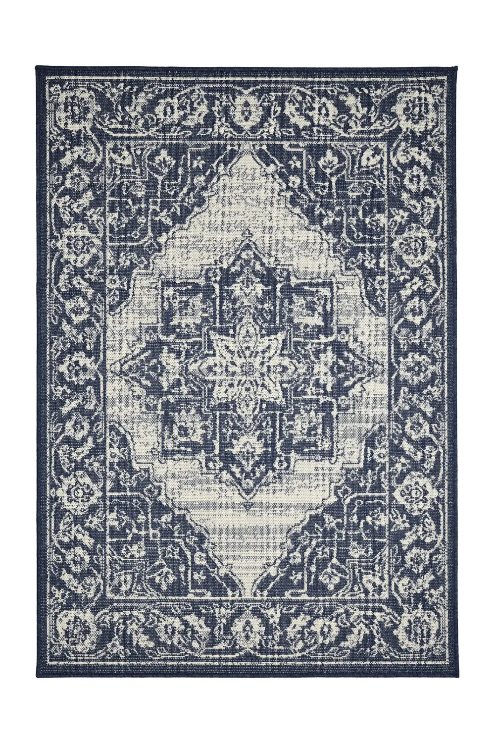 FLATWEAVE GEL Medallion Navy - Image 5