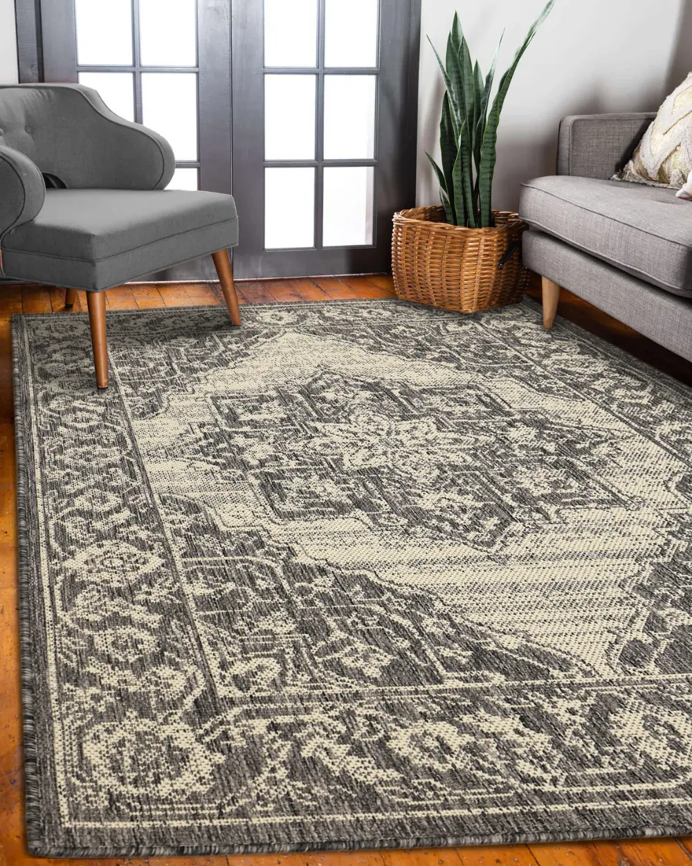 FLATWEAVE GEL Medallion Steel Grey - Image 2