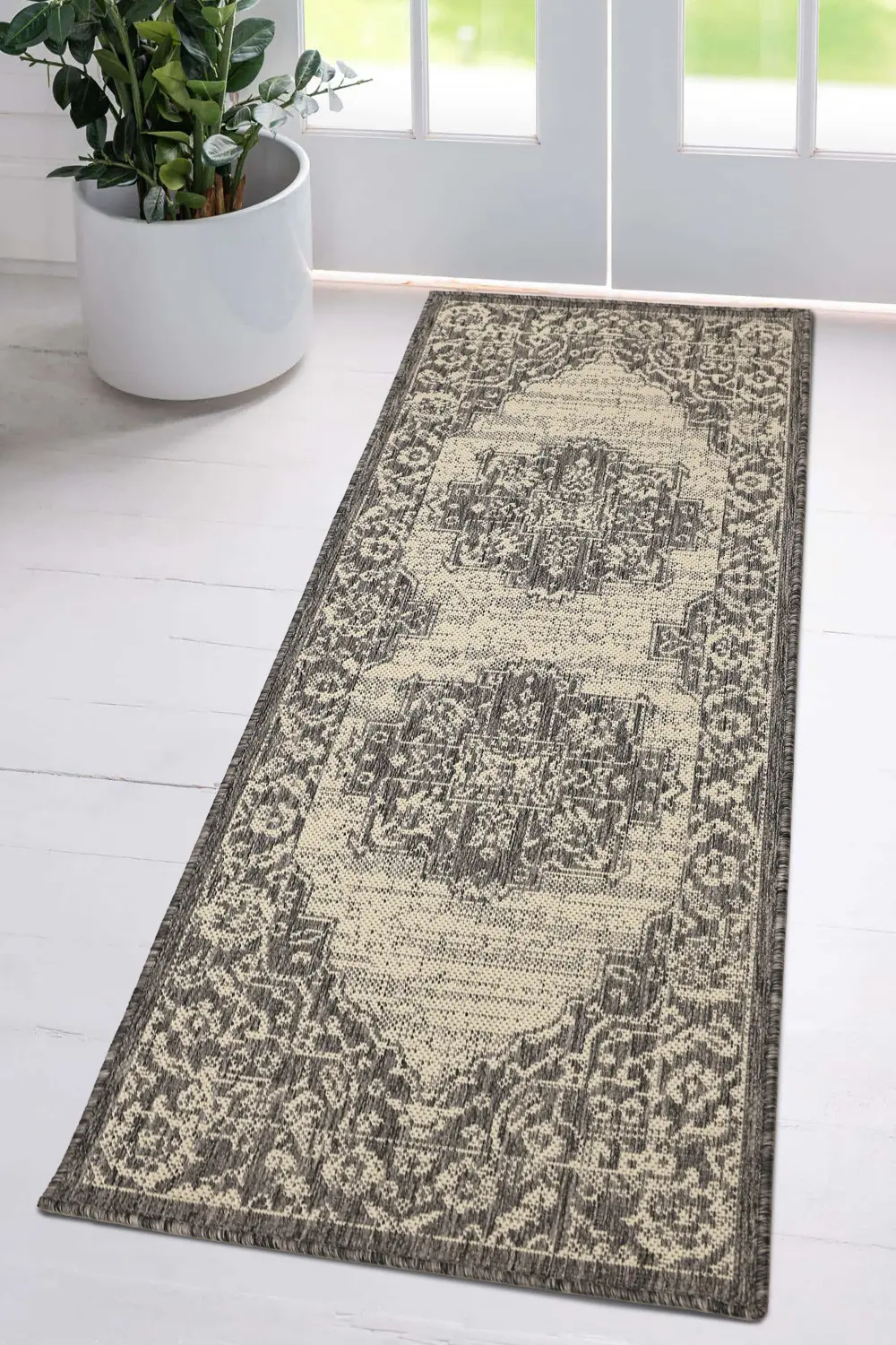 FLATWEAVE GEL Medallion Steel Grey - Image 3