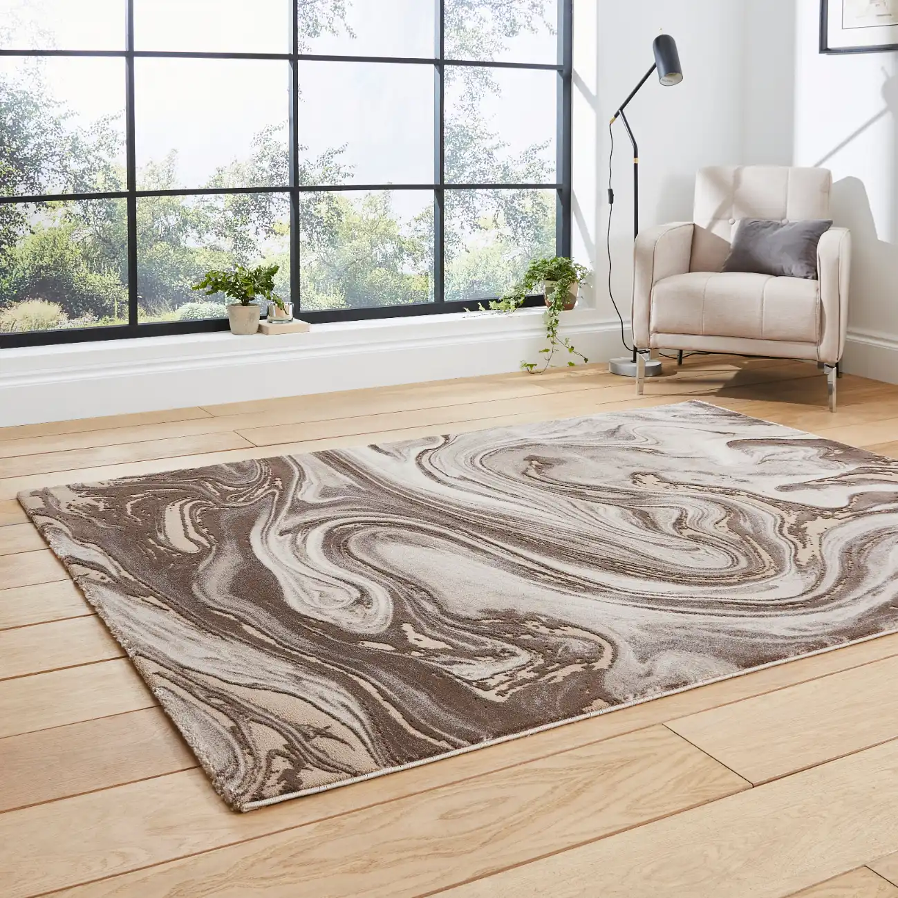 Florence 50031 Beige Silver Rug - Image 5