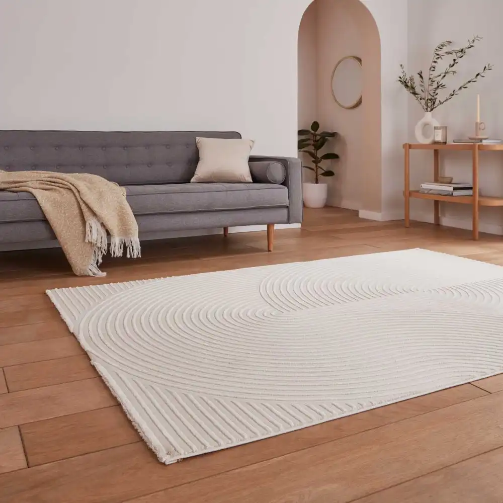 Flores Washable by Think 1924 Cream Rug - Image 2