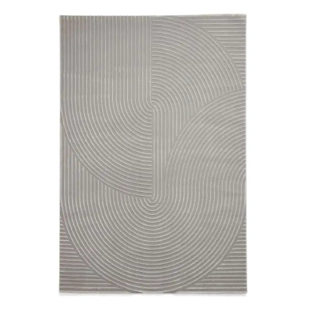 Flores Washable by Think 1924 Grey Rug - Image 3