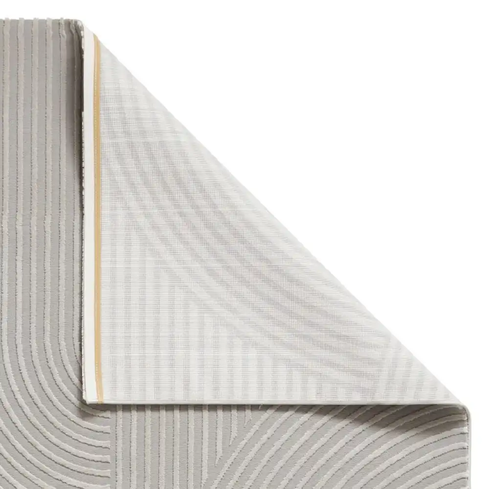 Flores Washable by Think 1924 Grey Rug - Image 4
