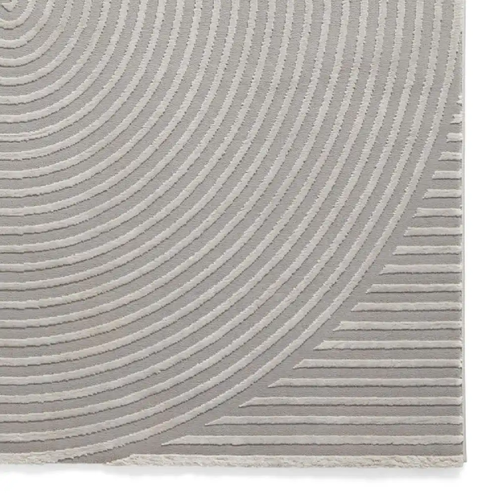 Flores Washable by Think 1924 Grey Rug - Image 5