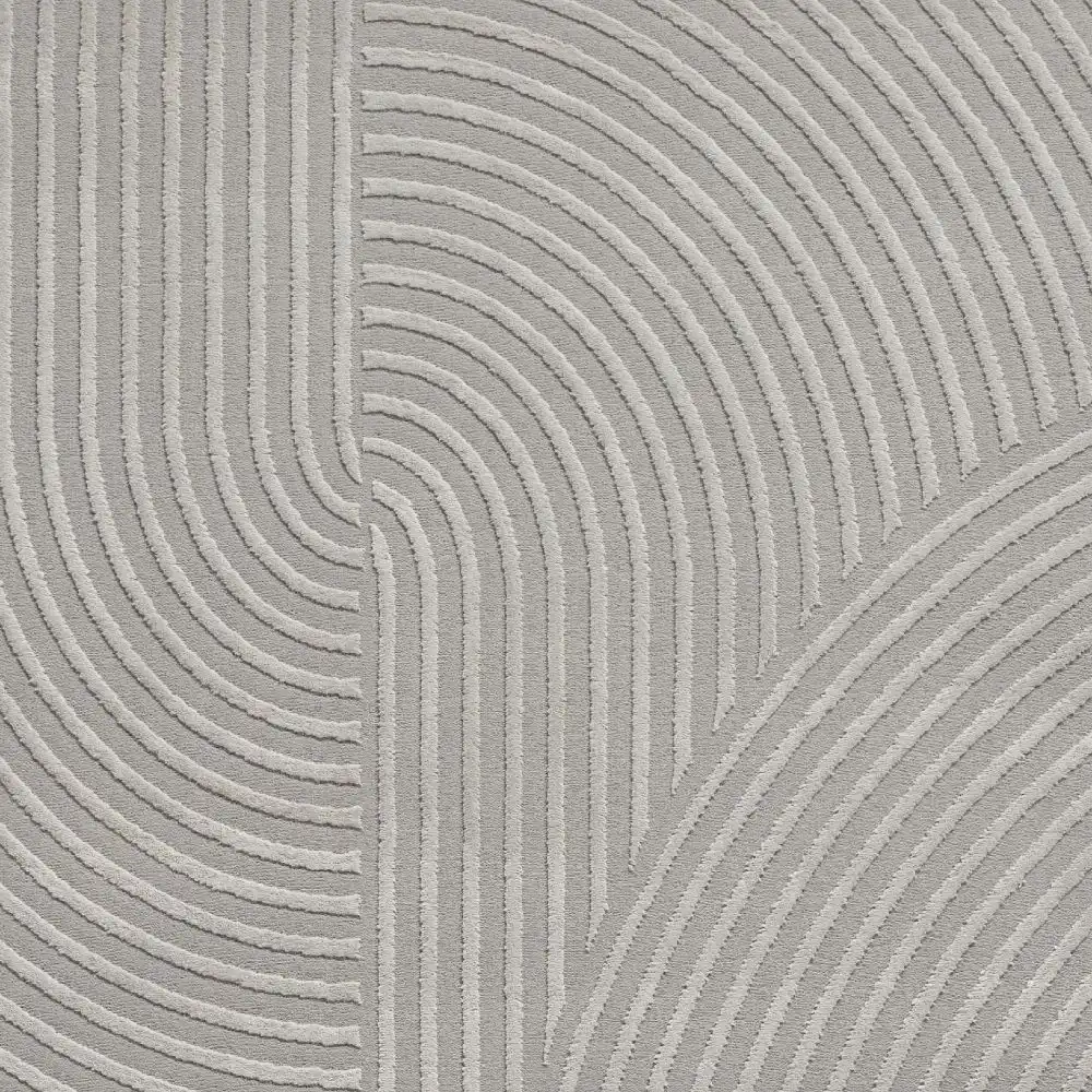 Flores Washable by Think 1924 Grey Rug - Image 6
