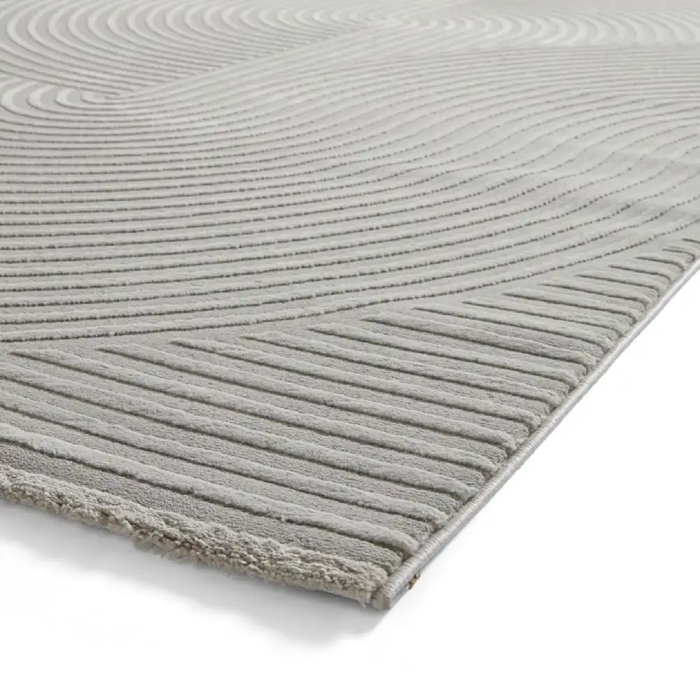Flores Washable by Think 1924 Grey Rug - Image 7