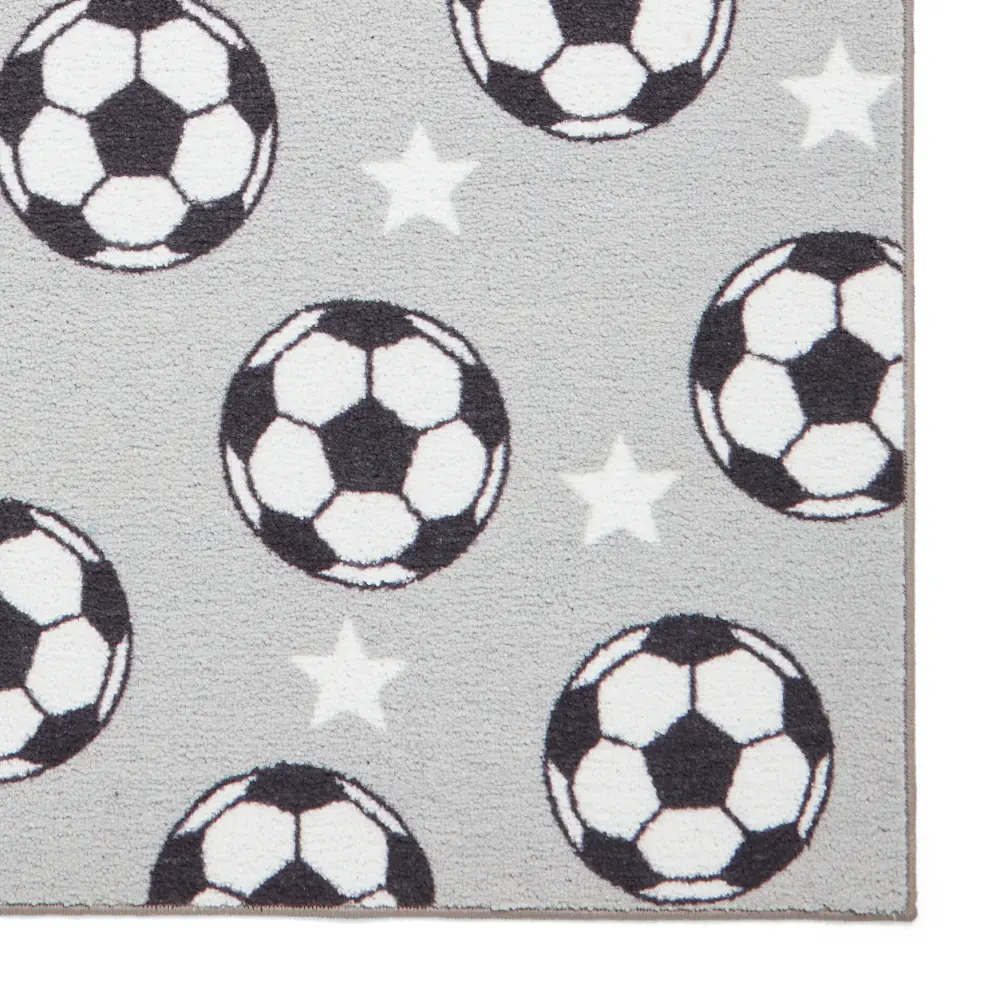 Catherine Lansfield Football Stars Grey - Washable - Image 8