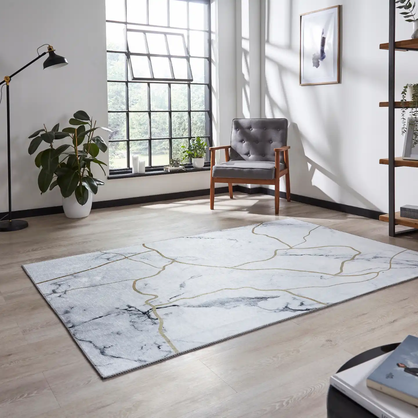 Force K7281 Ivory Gold Rug - Image 5