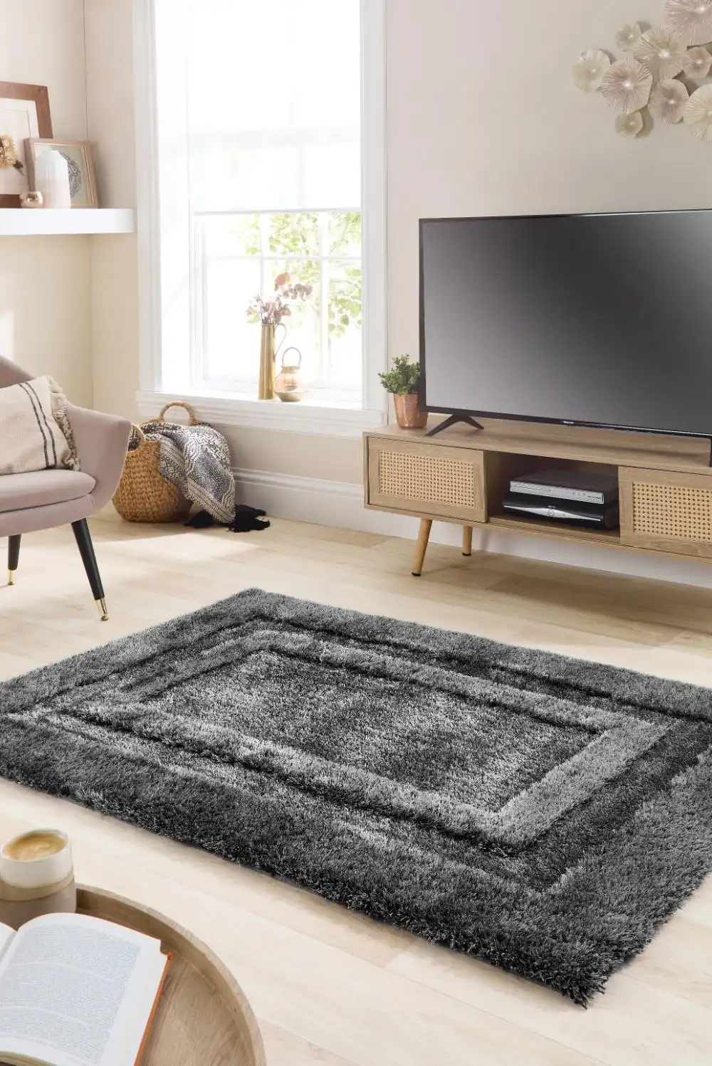 Frame Charcoal Rug