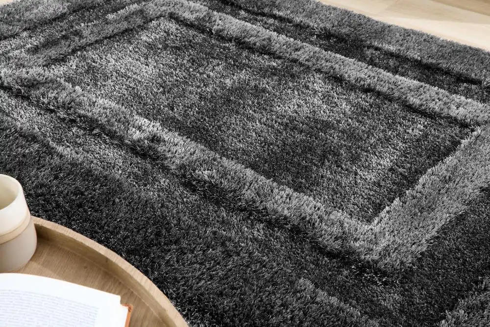 Frame Charcoal Rug - Image 3