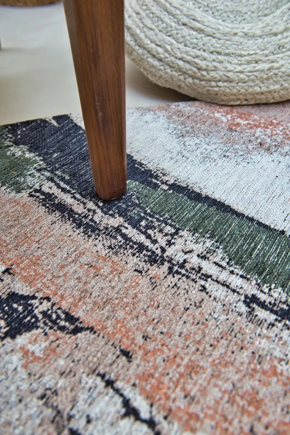 Fresque 9393 Fresque Indian Rice Washable Rug - Image 3