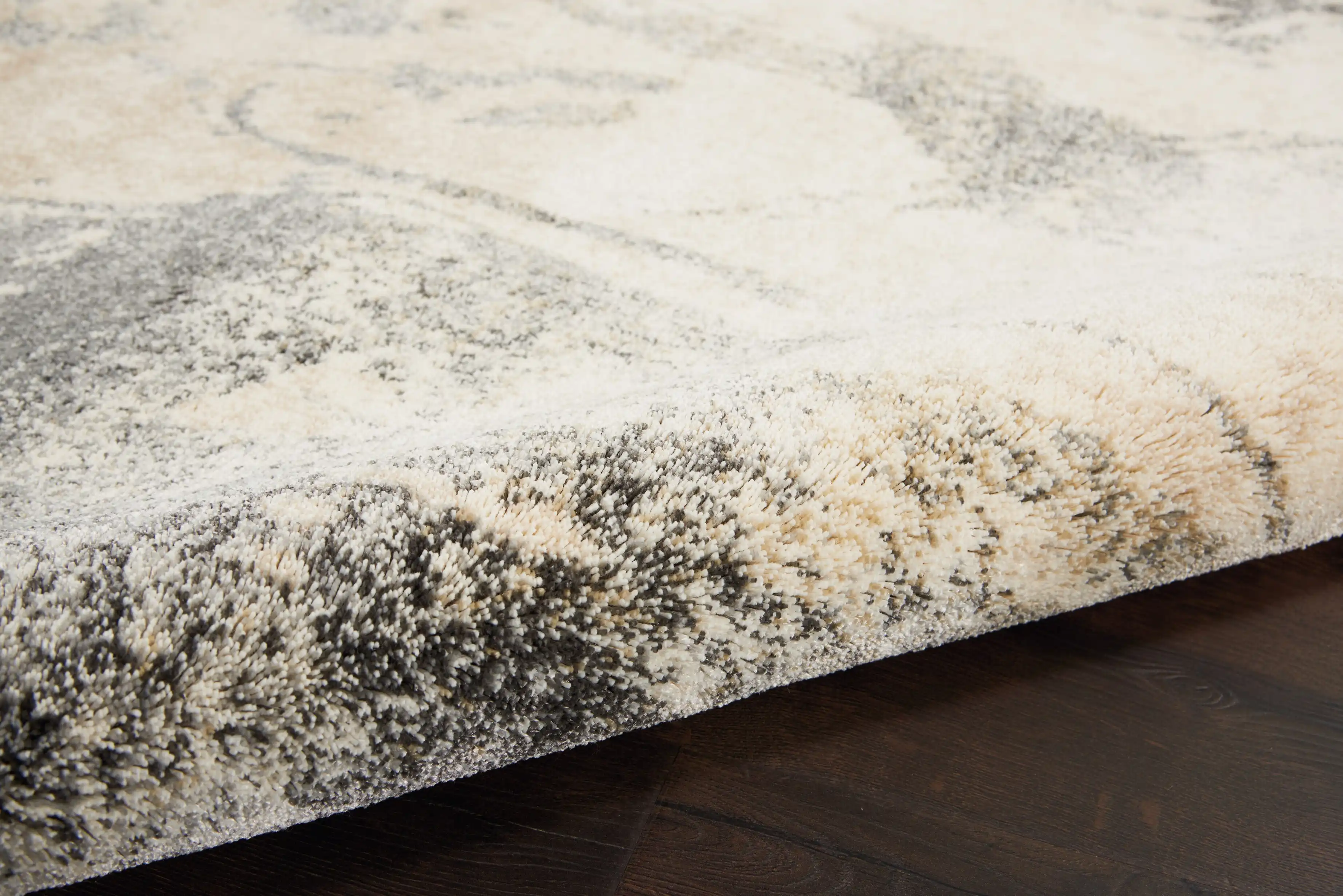 Fusion Nourison FSS16 Cream Grey Rug - Image 2