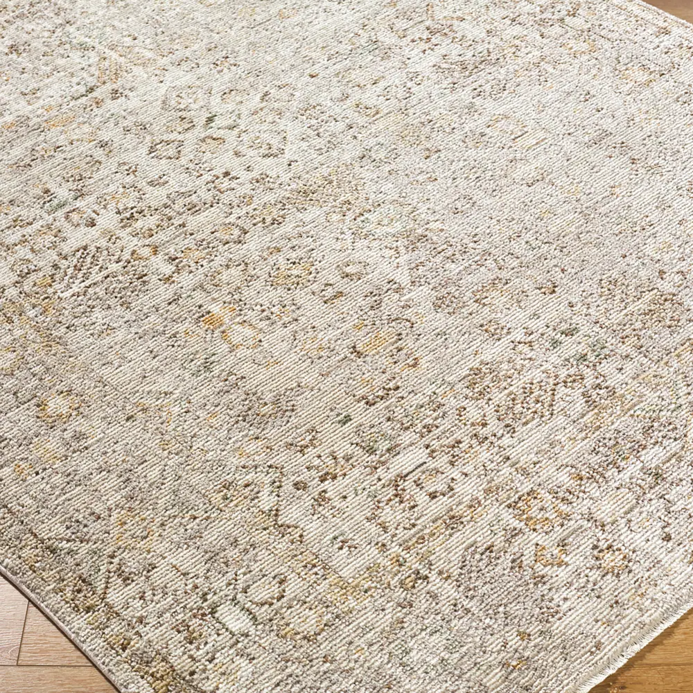 Myrtle Avenue I Galey Alix X Livabliss Vintage Oriental Boho Taupe/Cream Rug - Image 7