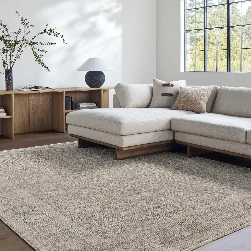 Galey Alix Maria Elena V-Vintage Ivory Brown Traditional Fringe Living Dining Bedroom Rug GADA2304 - Image 4