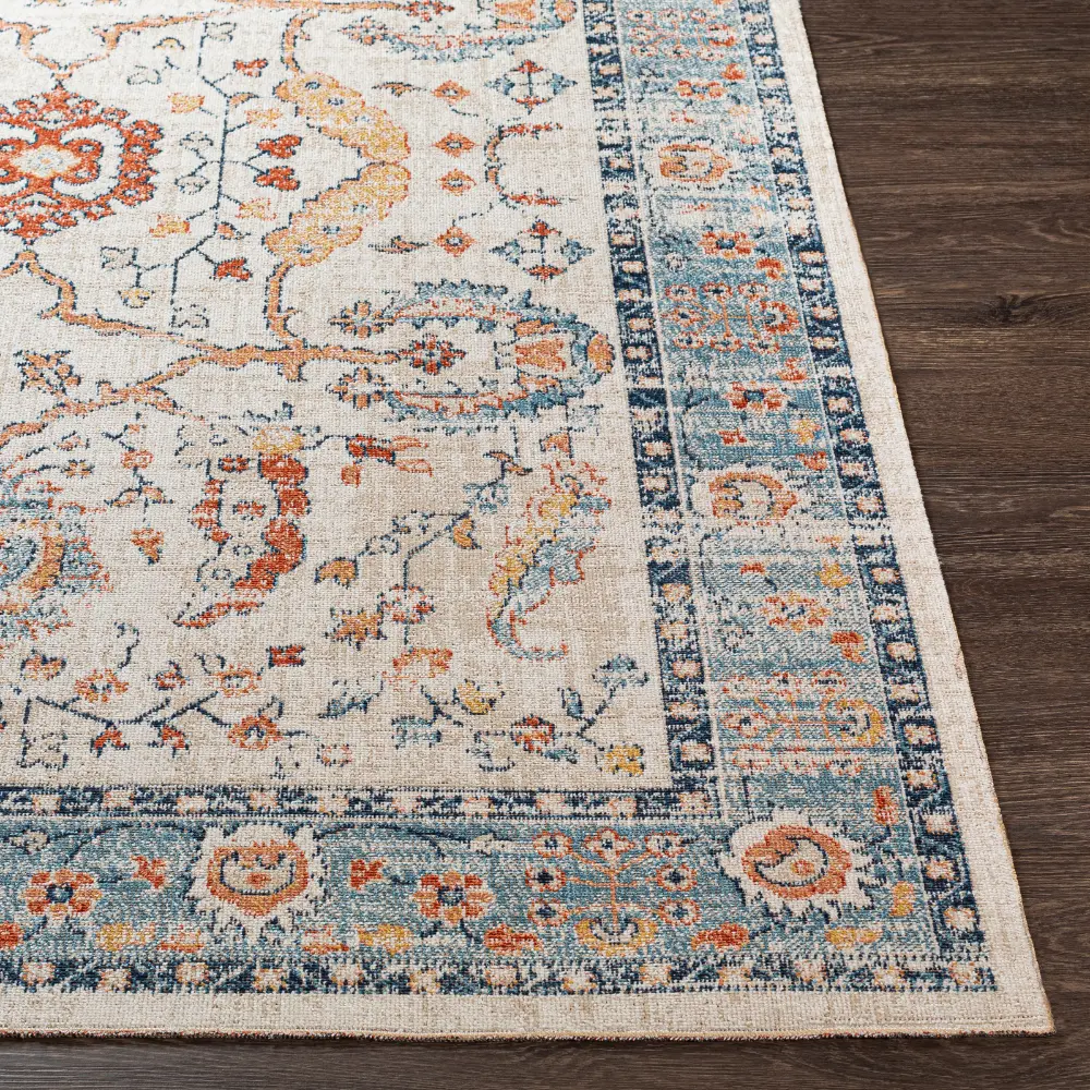 Galilea In- & Outdoor Oriental Boho Burnt Orange Rug - Image 5