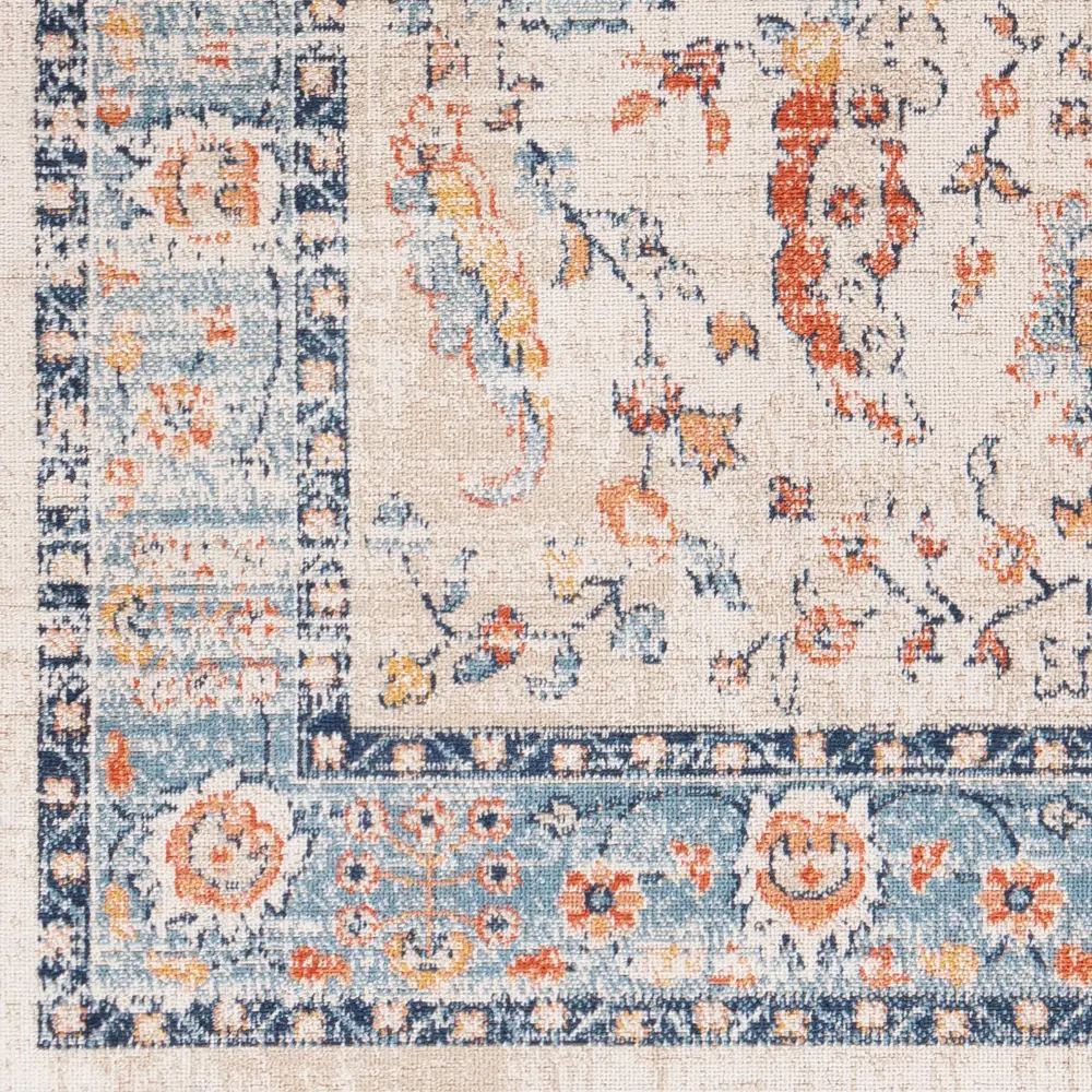 Galilea In- & Outdoor Oriental Boho Burnt Orange Rug - Image 7