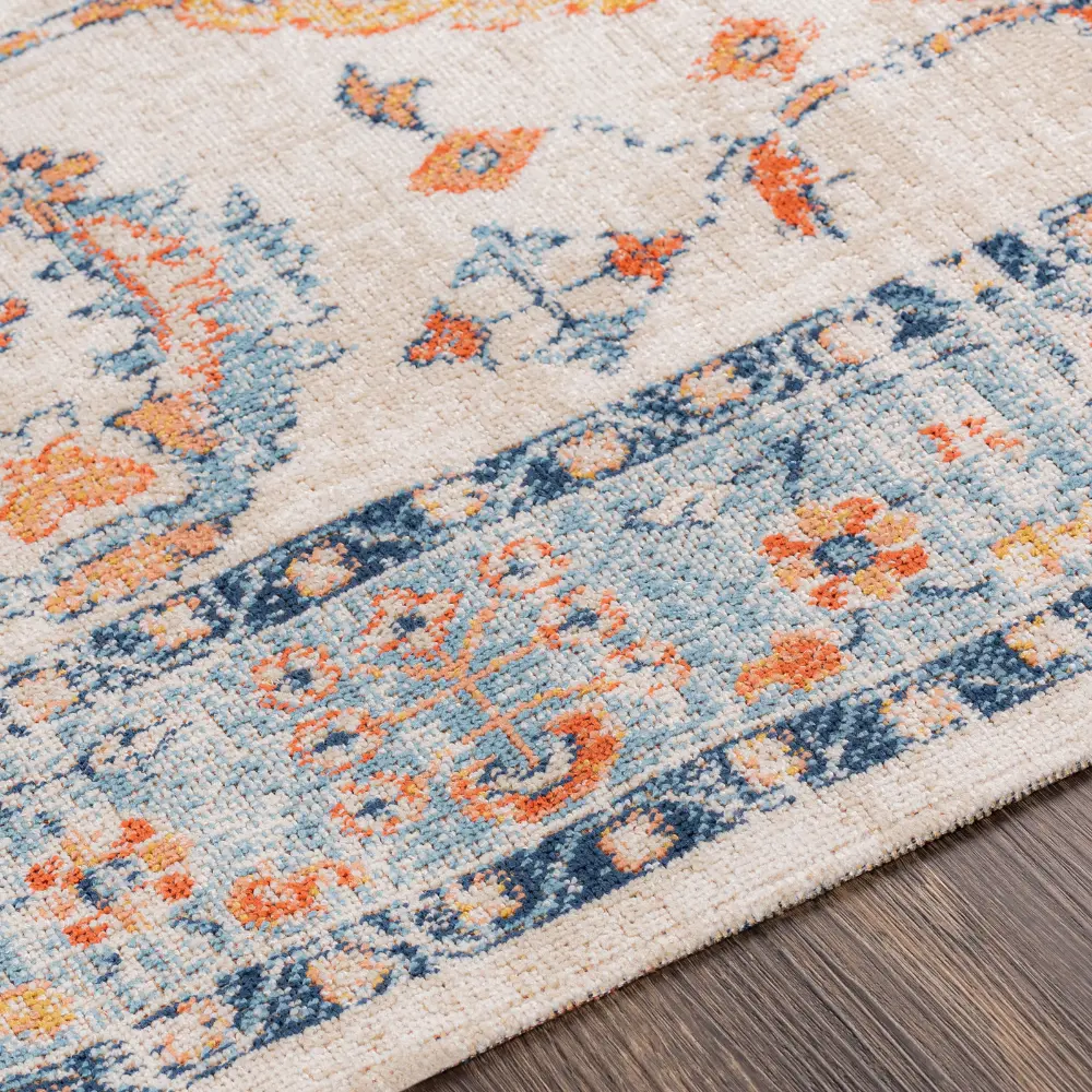 Galilea In- & Outdoor Oriental Boho Burnt Orange Rug - Image 8