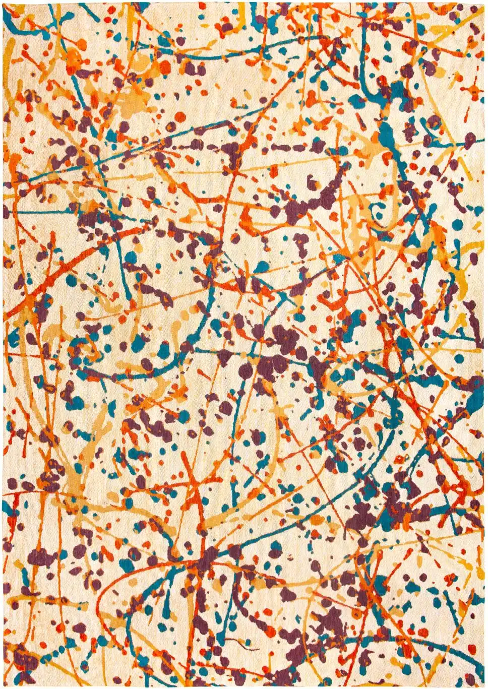 Gallery 9221 Orange Drip Washable Rug - Image 2