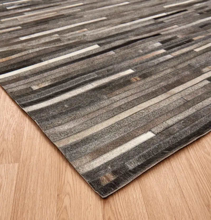 Gaucho Stripe Dark Grey Rug - Image 3
